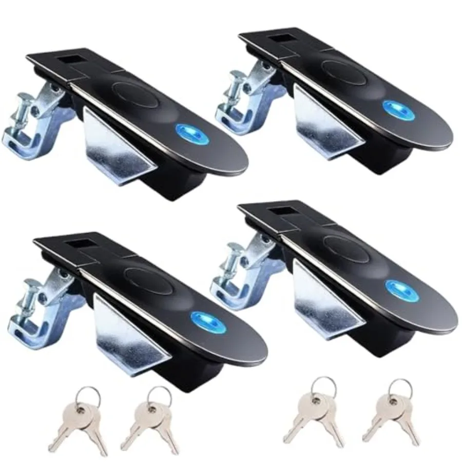RV truck door tool box lock replacement: 4PCS flush mount compression latch, adjustable trigger latch for generator enclosures
RV truck door tool box lock replacement: 4PCS flush mount compression latch, adjustable trigger latch for generator enclosures