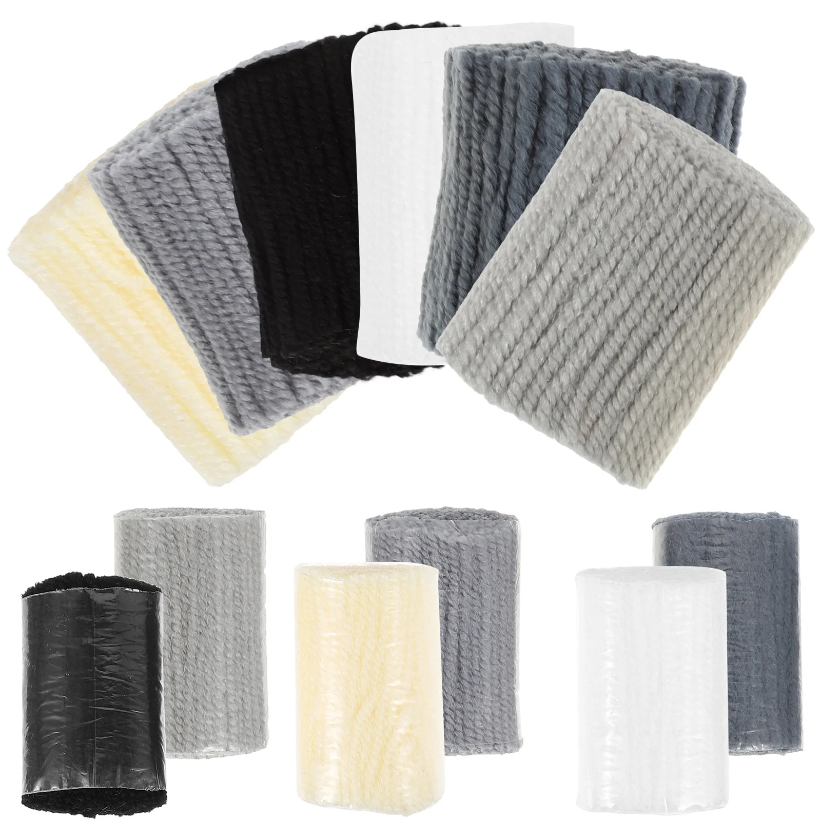 12 Pcs Carpet Embroidered Wool Craft Latch Hook Rug Gray Yarn Turquoise Colorful Braiding Crochet Stitch Kit for Tufting Rugs
12 Pcs Carpet Embroidered Wool Craft Latch Hook Rug Gray Yarn Turquoise Colorful Braiding Crochet Stitch Kit for Tufting Rugs