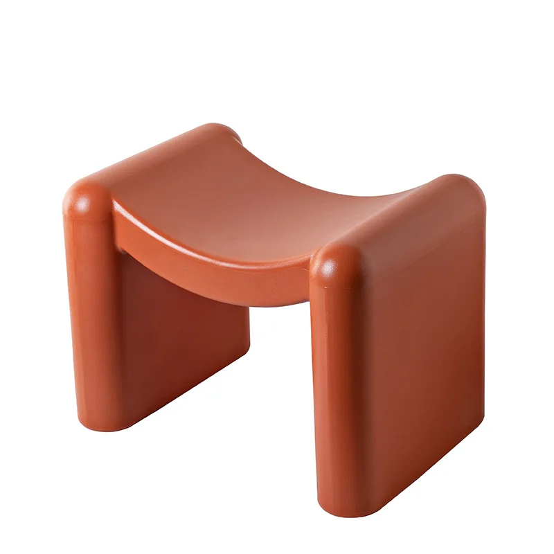 Nordic plastic curved shoe changing stool, simple entry at the door of the home, low sitting shoe stool
Nordic plastic curved shoe changing stool, simple entry at the door of the home, low sitting shoe stool