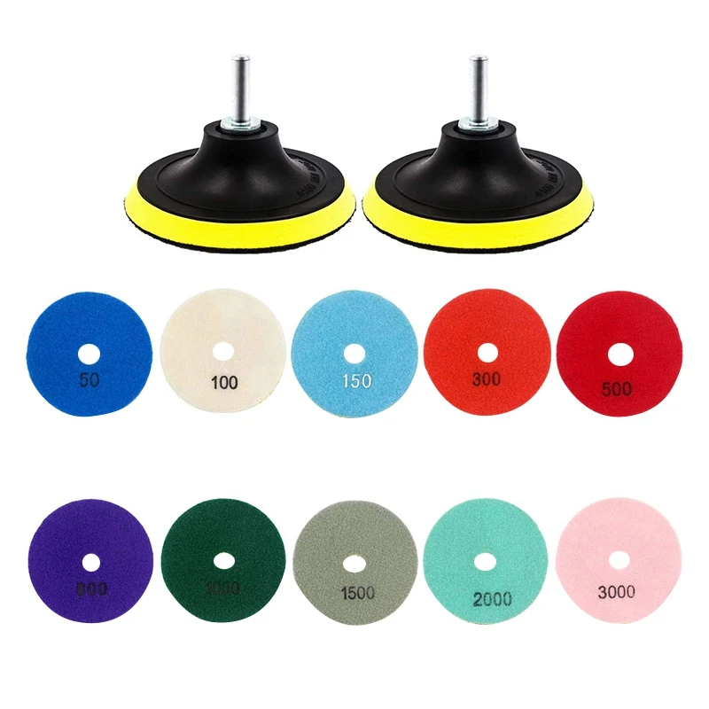 ABUL-12Pcs 3 Inch Diamond Polishing Pads Set Wet/Dry Polishing Kit For Granite Stone Concrete Marble Floor Grinder Polisher
ABUL-12Pcs 3 Inch Diamond Polishing Pads Set Wet/Dry Polishing Kit For Granite Stone Concrete Marble Floor Grinder Polisher