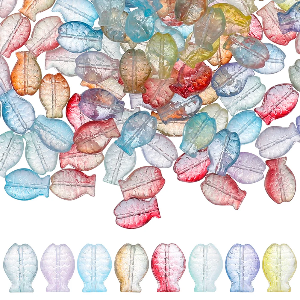90Pcs Fish Glass Beads DIY Jewelry Making Supplies Bracelet Necklace Charms Bead Garlands Crafts Decorations Glass Spacer Bead
90Pcs Fish Glass Beads DIY Jewelry Making Supplies Bracelet Necklace Charms Bead Garlands Crafts Decorations Glass Spacer Bead