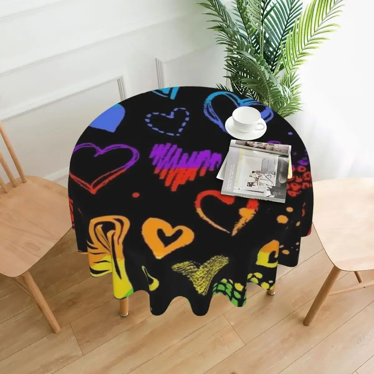 Valentine's Day Round Tablecloth Graffiti Heart Custom Table Cover For Wedding Birthday Party Elegant Protection Table Cover
Valentine's Day Round Tablecloth Graffiti Heart Custom Table Cover For Wedding Birthday Party Elegant Protection Table Cover