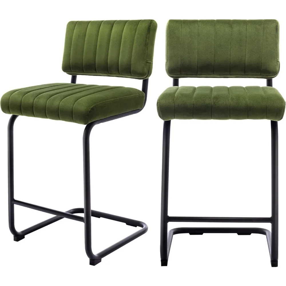 Modern Counter Height Kitchen Stools with Velvet Back,Bar Chairs Set of 2, Solid Metal Legs, Barstools for Kitchen Dining Party
Modern Counter Height Kitchen Stools with Velvet Back,Bar Chairs Set of 2, Solid Metal Legs, Barstools for Kitchen Dining Party