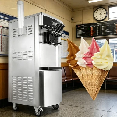 Smart Vending Ice Cream Machine Commercial Soft Serve Maker Self Service Frozen Yogurt Equipment for Mall Food Hall
Smart Vending Ice Cream Machine Commercial Soft Serve Maker Self Service Frozen Yogurt Equipment for Mall Food Hall