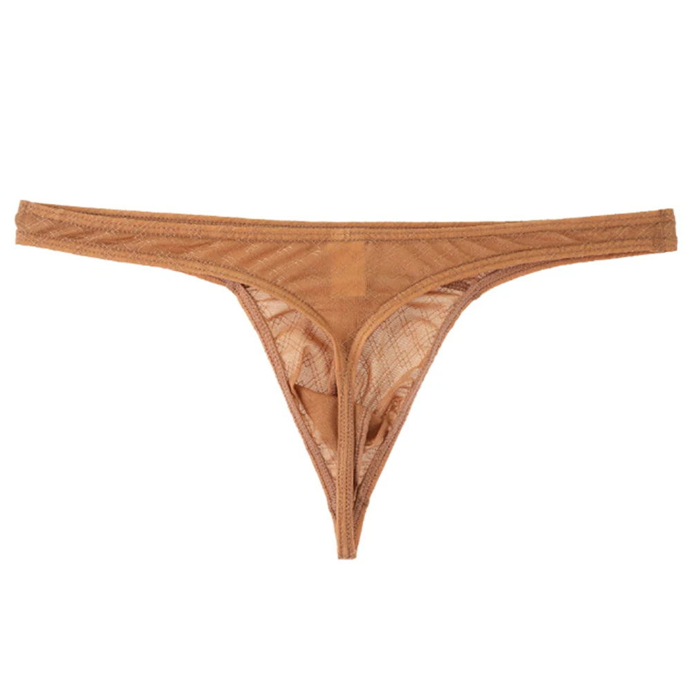 Quick Drying Men Mesh Lingerie See Through Plaid Fashion Thongs G-String Low Rise Soft Underwear Sexy Bikini
Quick Drying Men Mesh Lingerie See Through Plaid Fashion Thongs G-String Low Rise Soft Underwear Sexy Bikini
