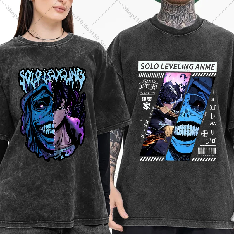 Anime Solo Leveling Men T-shirt Washed Vintage Tops Summer Casual Tee Adult Short Sleeve Clothes Fashion Printed Clothing Gifts
Anime Solo Leveling Men T-shirt Washed Vintage Tops Summer Casual Tee Adult Short Sleeve Clothes Fashion Printed Clothing Gifts