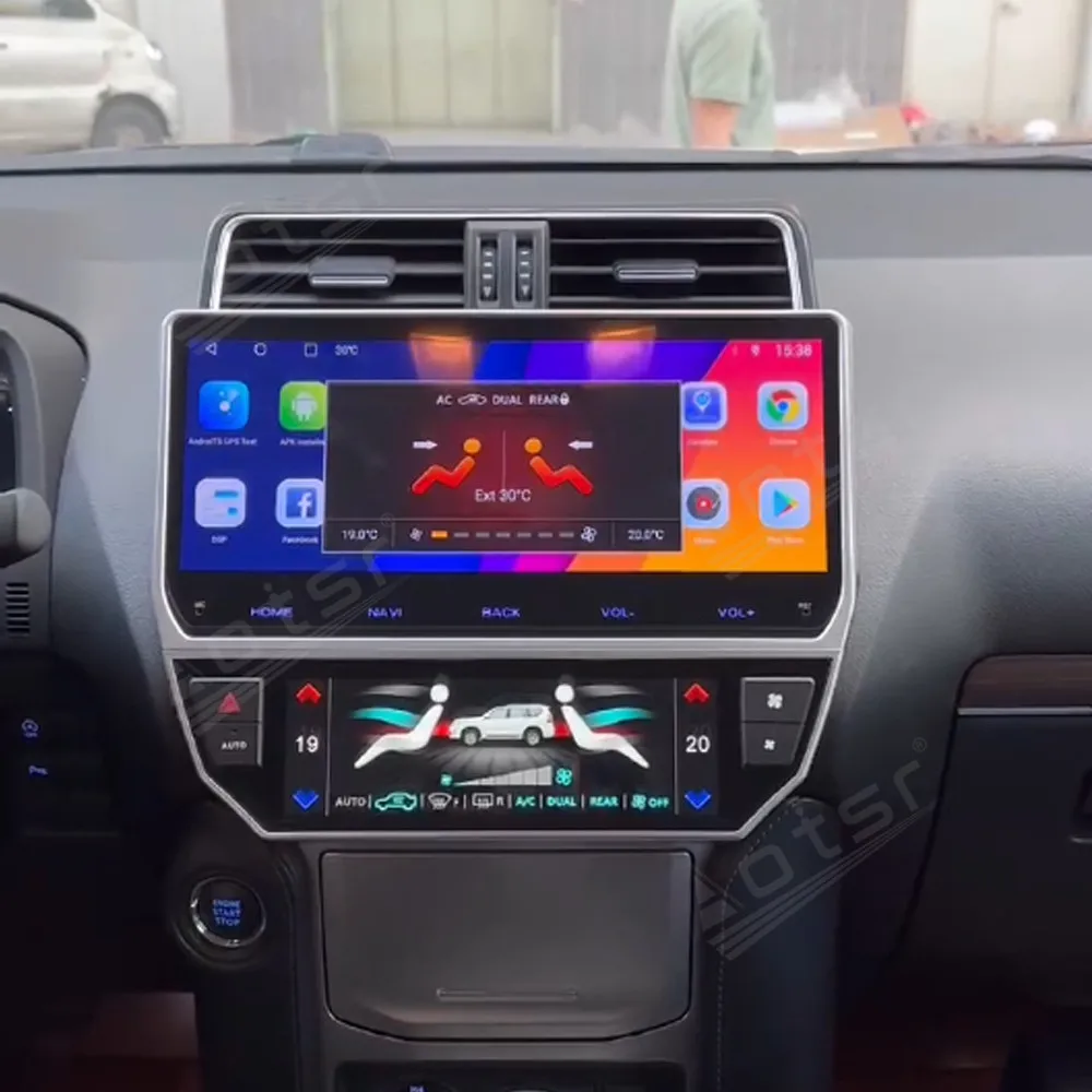 ЖК-дисплей климат с сенсорным экраном, панель переменного тока для Toyota Prado 2018-2023, передний ряд, управление кондиционером, автомобильный головной блок, автомобильные аксессуары
ЖК-дисплей климат с сенсорным экраном, панель переменного тока для Toyota Prado 2018-2023, передний ряд, управление кондиционером, автомобильный головной блок, автомобильные аксессуары