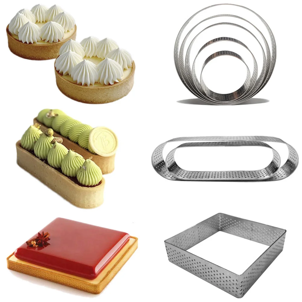 1pc 9Cm Stainless Steel Tart Ring Non-Stick Baking Mold Oxidation Resistant Round Mousse Cake Pie Dessert Tool Cookie Chocolate
1pc 9Cm Stainless Steel Tart Ring Non-Stick Baking Mold Oxidation Resistant Round Mousse Cake Pie Dessert Tool Cookie Chocolate