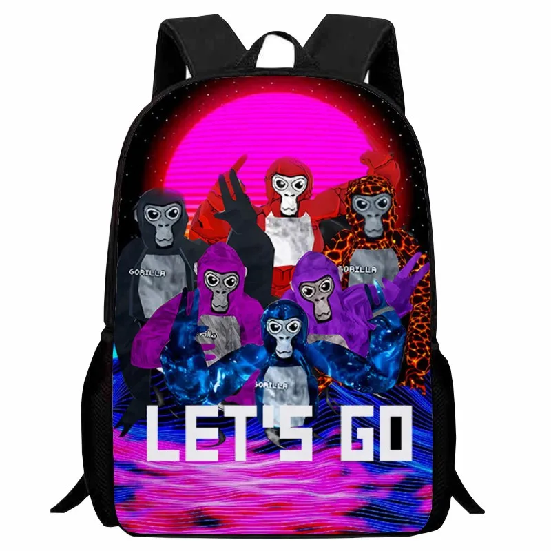 Gorilla tag student backpack cartoon gorilla backpack lightweight 123 grade male
Gorilla tag student backpack cartoon gorilla backpack lightweight 123 grade male