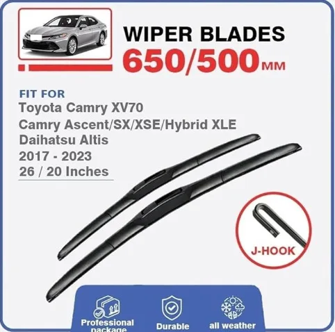 For Toyota Camry XV70 70 2017-2023 26 + 20 Camry Wipers
For Toyota Camry XV70 70 2017-2023 26 + 20 Camry Wipers