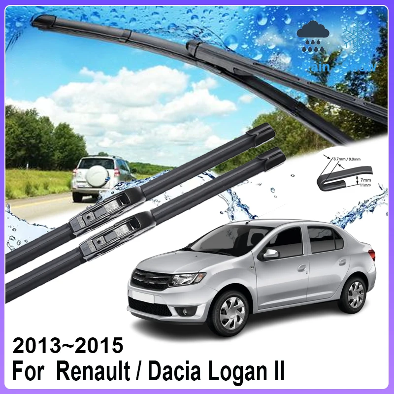 For Renault Symbol Dacia Logan II MK2 Accessories 2013~2015 Car Window Wipers Windshield Windscreen Auto Rain Blade Brushe Parts
For Renault Symbol Dacia Logan II MK2 Accessories 2013~2015 Car Window Wipers Windshield Windscreen Auto Rain Blade Brushe Parts