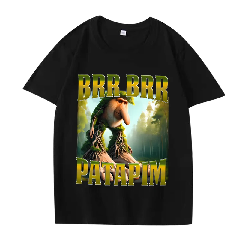 Brr Brr Patamin Italian Brainrot Italian Brainrot T Shirt men women Oversized 100% Cotton short sleeve Summer print Unisex tops
Brr Brr Patamin Italian Brainrot Italian Brainrot T Shirt men women Oversized 100% Cotton short sleeve Summer print Unisex tops