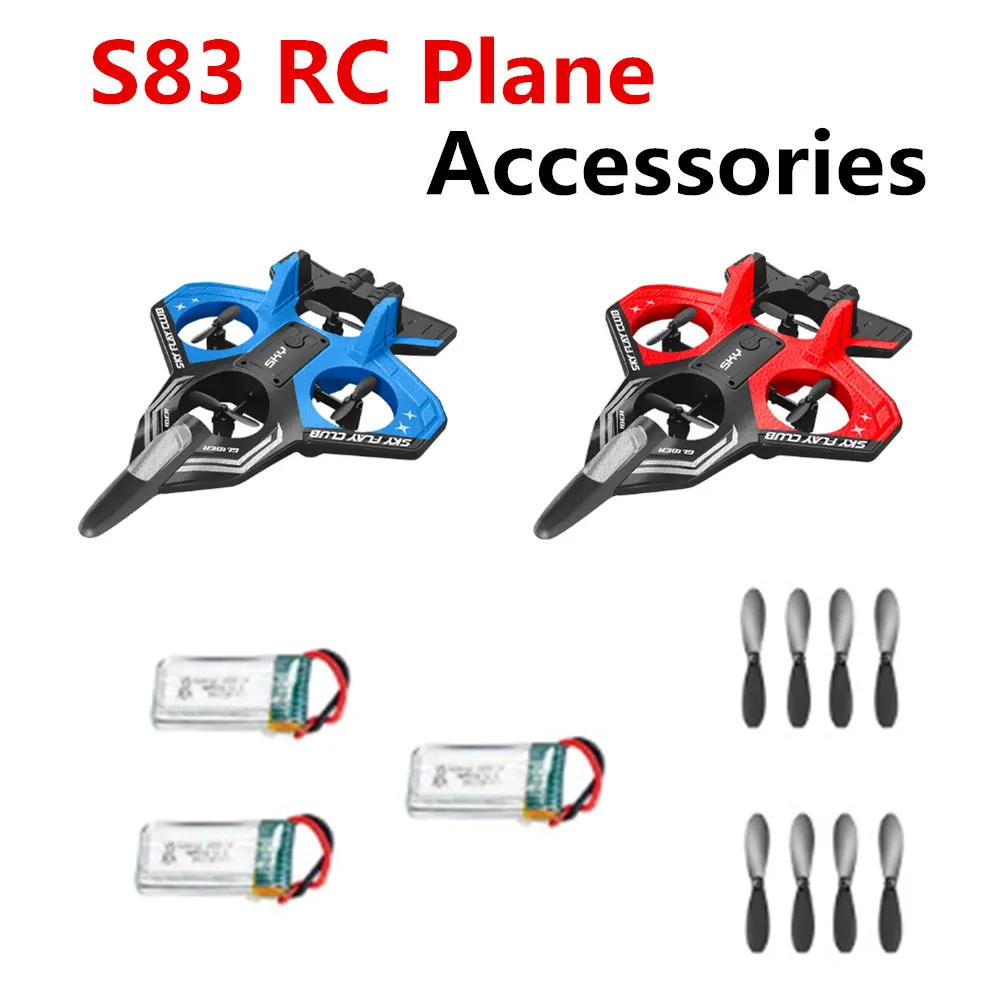S83 RC Plane Accessories 3.7V 500mAh / Propeller Maple Leaf / For S83 Drone S83 Battery Spare Part
S83 RC Plane Accessories 3.7V 500mAh / Propeller Maple Leaf / For S83 Drone S83 Battery Spare Part
