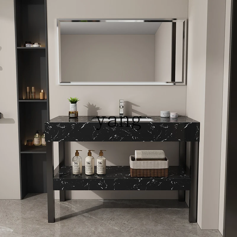 LTT simple bathroom marble floor vanity basin household double bathroom cabinet
LTT simple bathroom marble floor vanity basin household double bathroom cabinet