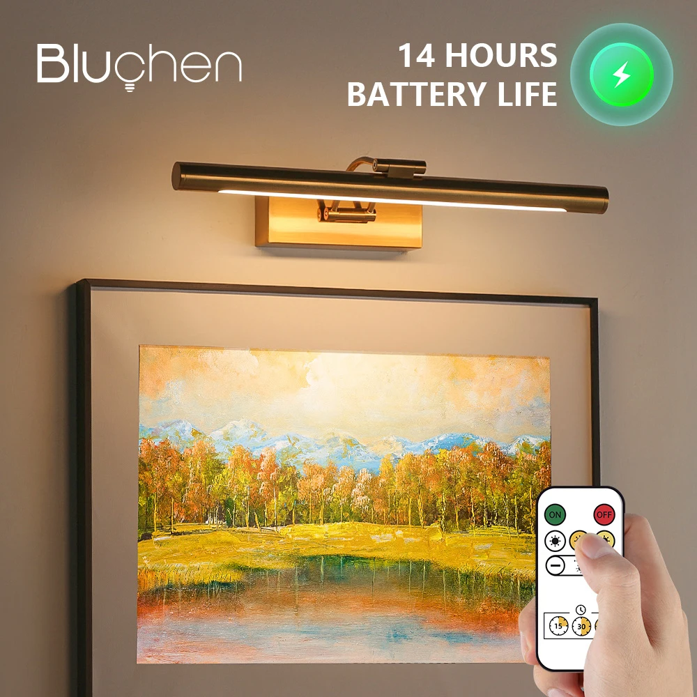 Wall Lamp Usb Rechargeable 4400mAh 5V LED Wall Lights Wireless Picture Light with Remote Control Home Bedroom Decoration
Wall Lamp Usb Rechargeable 4400mAh 5V LED Wall Lights Wireless Picture Light with Remote Control Home Bedroom Decoration