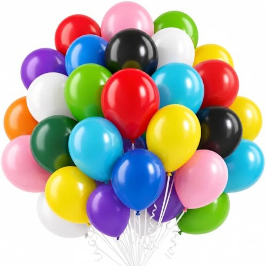 110 Pack Rainbow Balloons, 12 Inch Assorted Colors Colorful Latex Balloons for Birthday Bridal Shower Wedding Carnival Graduati
110 Pack Rainbow Balloons, 12 Inch Assorted Colors Colorful Latex Balloons for Birthday Bridal Shower Wedding Carnival Graduati