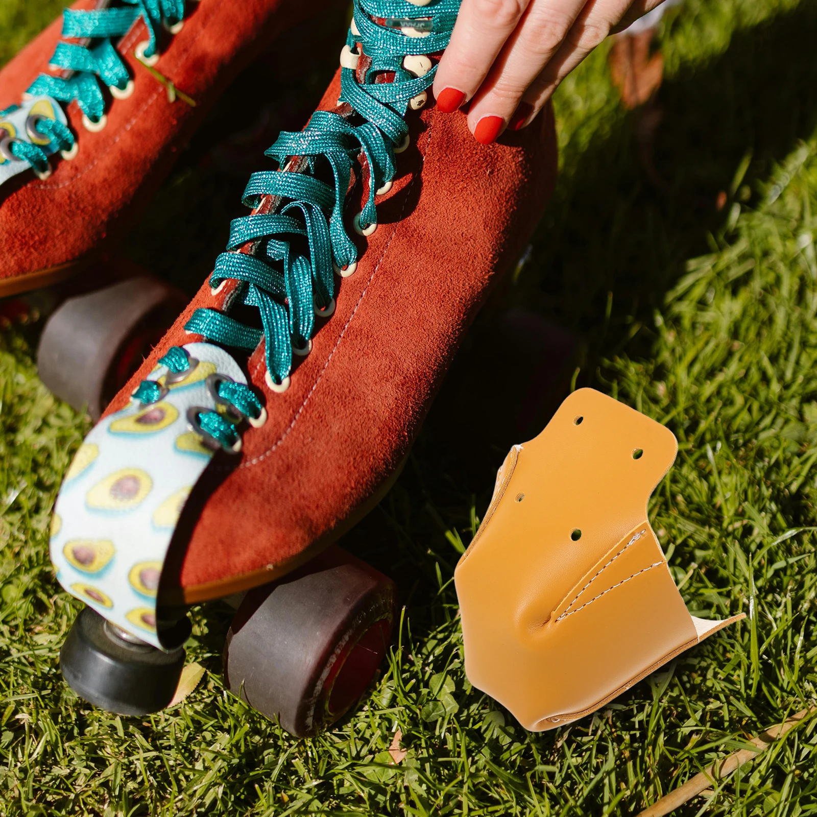 1 Pair Skates Toe Covers Pvc Roller Skate Toe Shields Front Guards Skating Shoe Impact Brake Protection Double Row Four Wheel
1 Pair Skates Toe Covers Pvc Roller Skate Toe Shields Front Guards Skating Shoe Impact Brake Protection Double Row Four Wheel