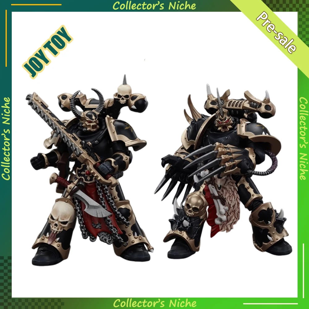 In Stock JOYTOY Warhammer 40K 1/18 Action Figure Chaos Space Marines Black Legion Chosen Champion Anime Figures Toys Model
In Stock JOYTOY Warhammer 40K 1/18 Action Figure Chaos Space Marines Black Legion Chosen Champion Anime Figures Toys Model