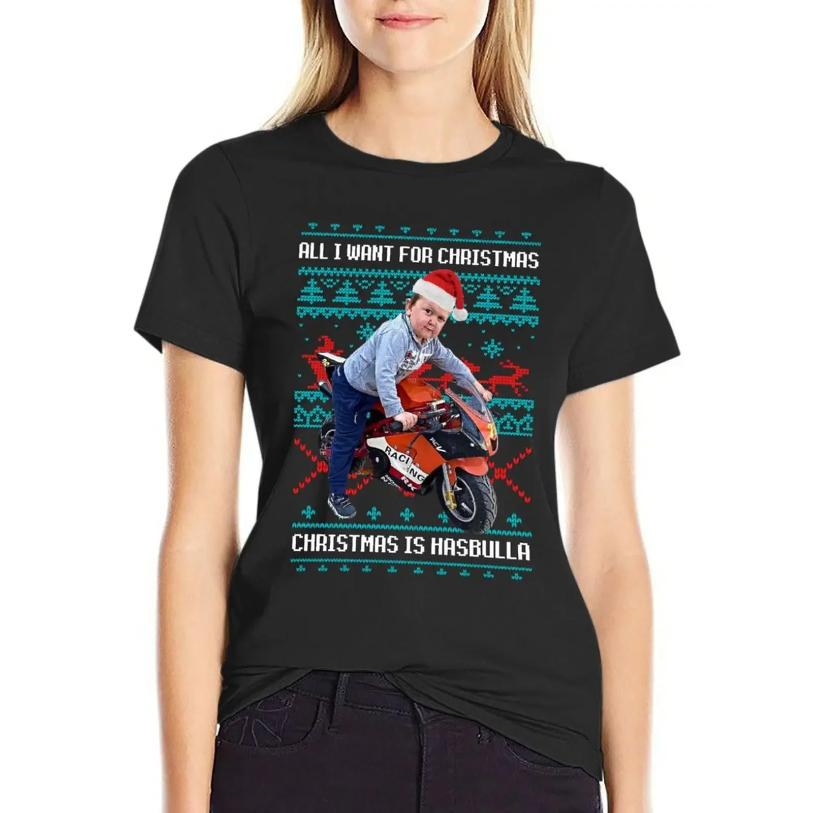 all i want for christmas is hasbulla funny christmas sweater T-Shirt tees summer top cropped t shirts for Women
all i want for christmas is hasbulla funny christmas sweater T-Shirt tees summer top cropped t shirts for Women