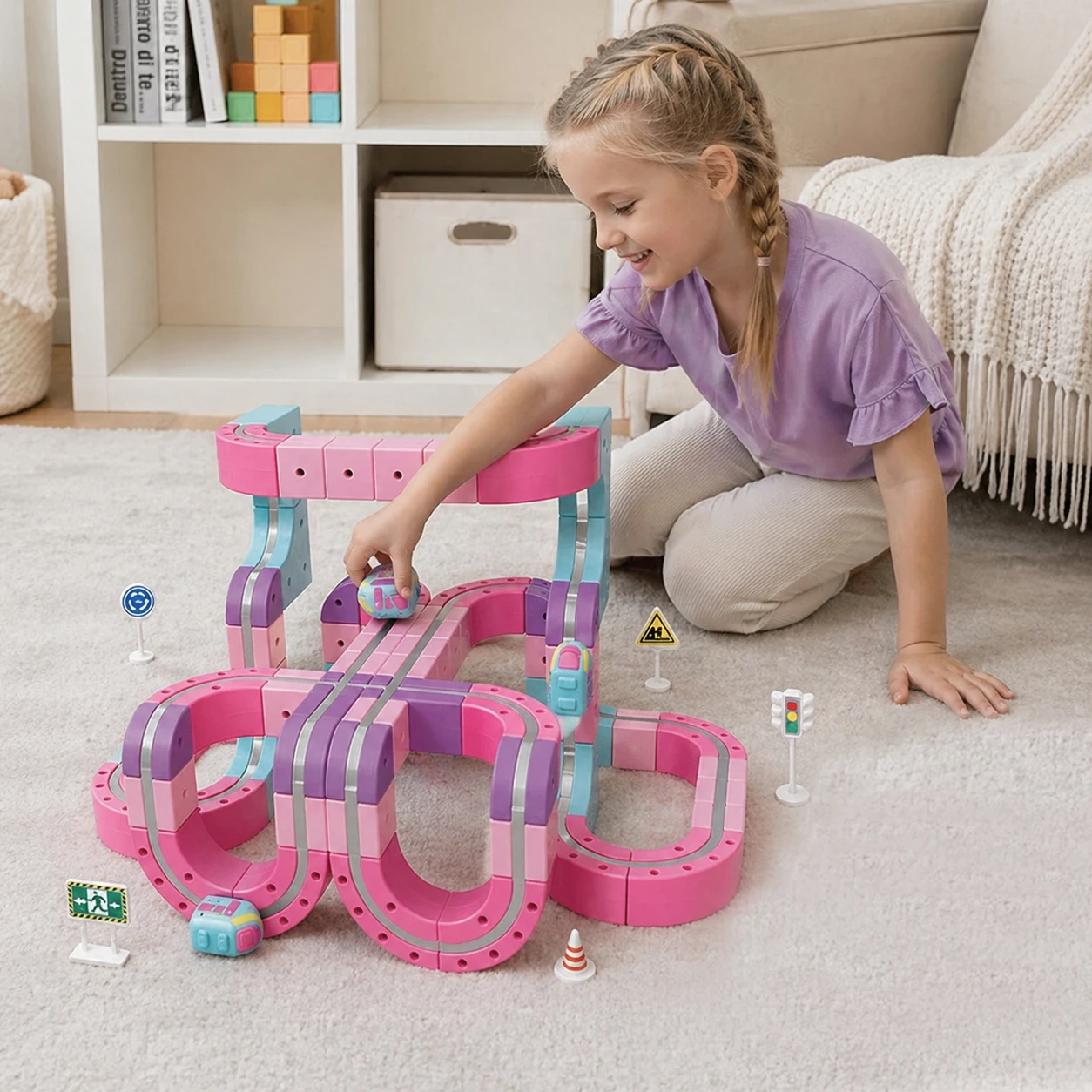 NEW Magnetic Electric Train Set, Motorized Rail Car DIY Cube Building Block, Creative Birthday Christmas Gift for Girls Kids
NEW Magnetic Electric Train Set, Motorized Rail Car DIY Cube Building Block, Creative Birthday Christmas Gift for Girls Kids