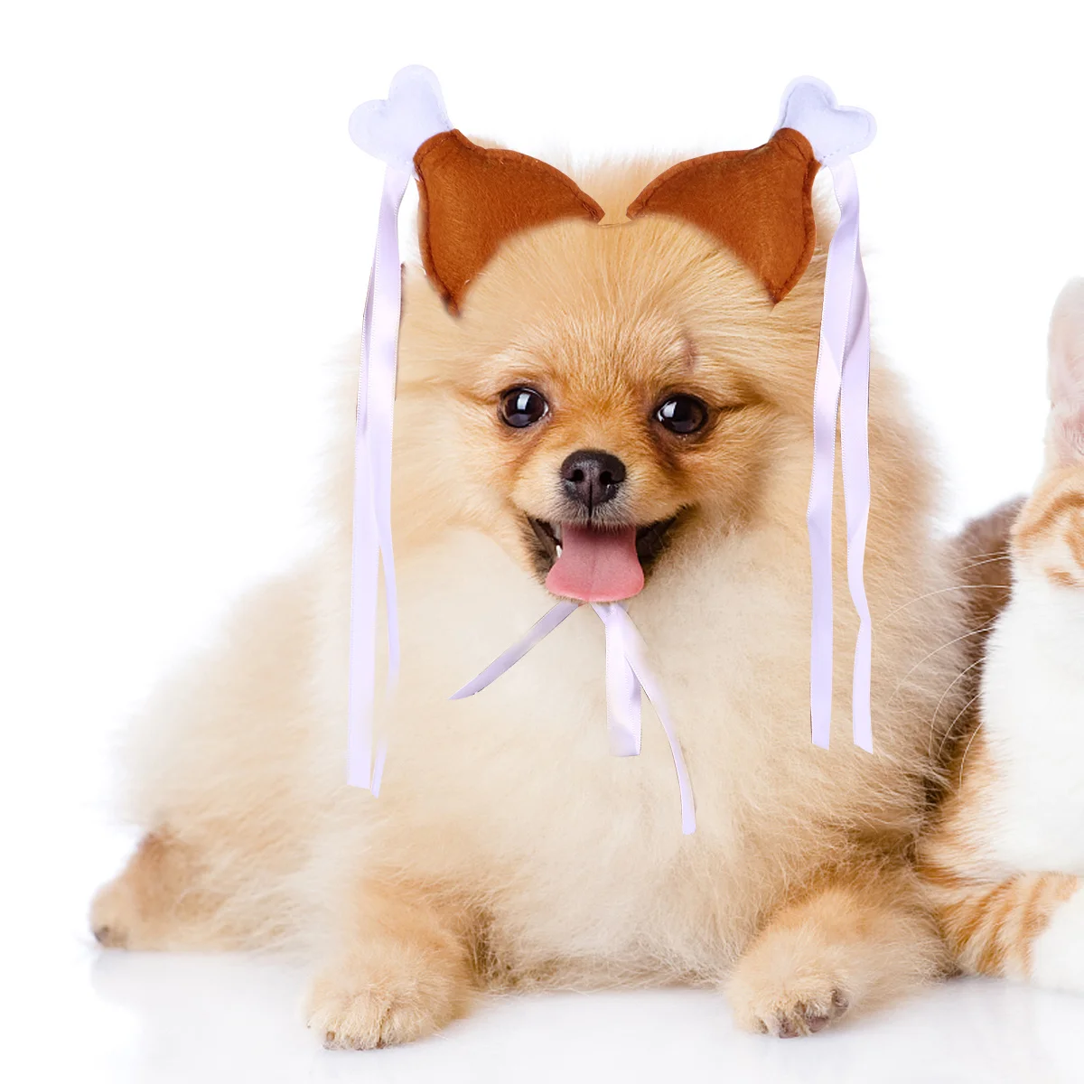 2Pcs Pet Hair Accessories Chicken Leg Style Headband Soft Safe Non-Woven Material Cute Costume for Pet Party Events
2Pcs Pet Hair Accessories Chicken Leg Style Headband Soft Safe Non-Woven Material Cute Costume for Pet Party Events