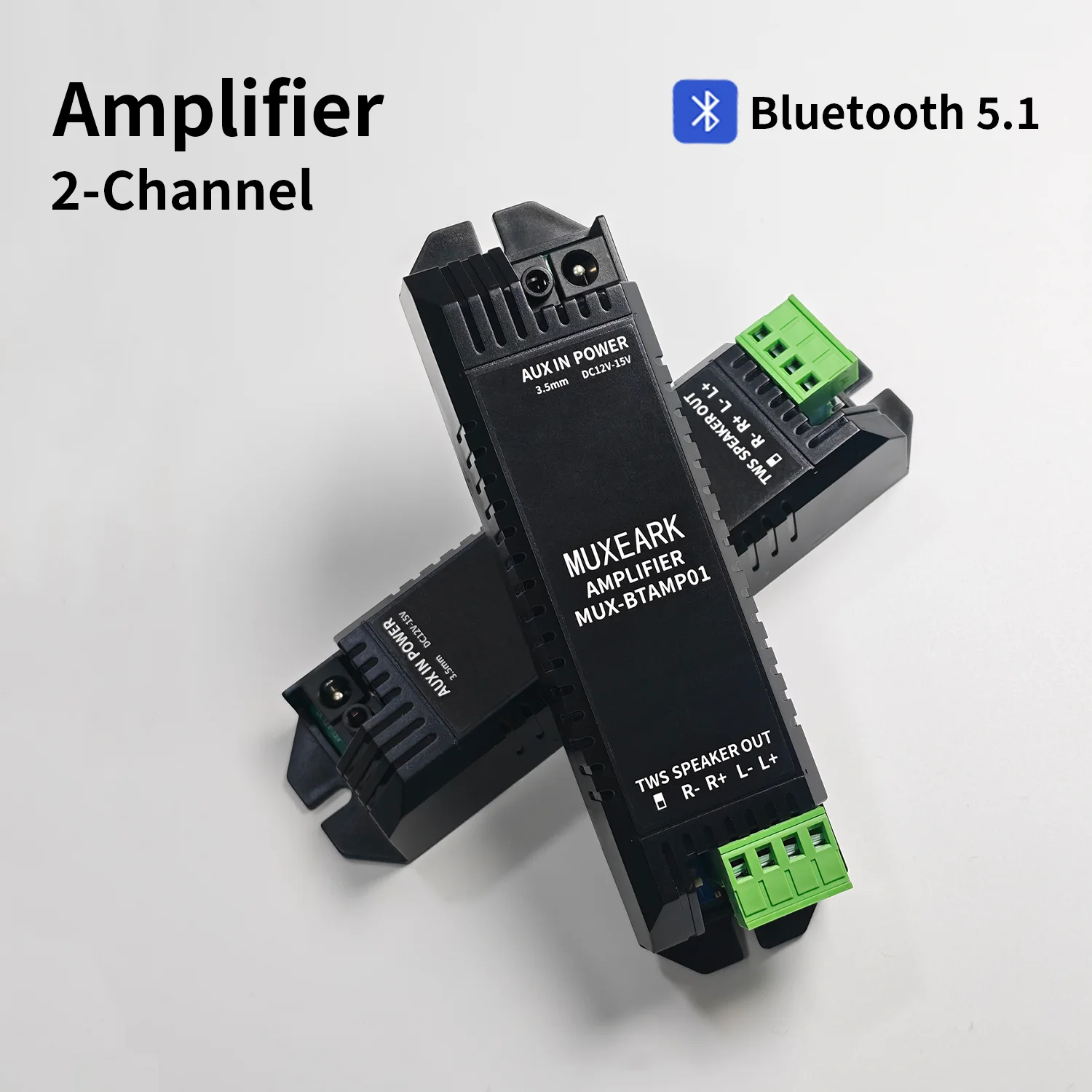 Двухканальный Bluetooth-усилитель MUXEARK 5.1 для домашнего аудио, мини-усилитель с AUX и TWS, подходит для музыкальных колонок в ванной, настенных и потолочных динамиков
Двухканальный Bluetooth-усилитель MUXEARK 5.1 для домашнего аудио, мини-усилитель с AUX и TWS, подходит для музыкальных колонок в ванной, настенных и потолочных динамиков