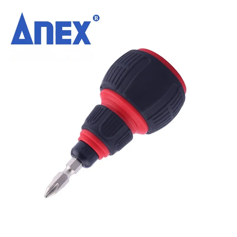 ANEX Screwdriver PH2 Phillips 6.0MM Flat Head Non-Slip Handle (91mm/3.58inch Length) Dual Purpose Without Ratchet Made in Japan
ANEX Screwdriver PH2 Phillips 6.0MM Flat Head Non-Slip Handle (91mm/3.58inch Length) Dual Purpose Without Ratchet Made in Japan