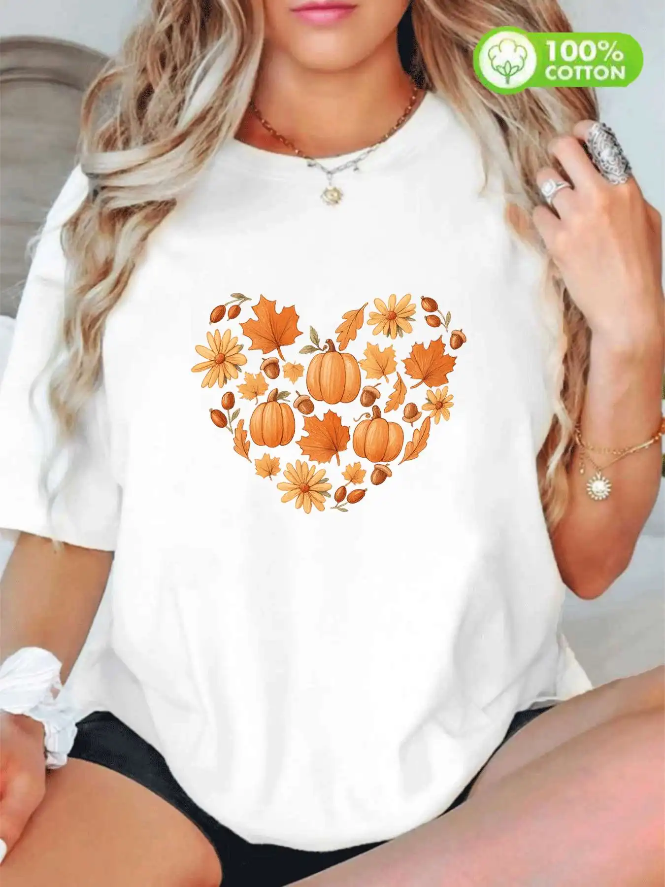 【WY4402128】Женская хлопковая футболка с круглым вырезом и мультяшным узором, модная рубашка с короткими рукавами и принтом, хлопковая футболка
【WY4402128】Женская хлопковая футболка с круглым вырезом и мультяшным узором, модная рубашка с короткими рукавами и принтом, хлопковая футболка