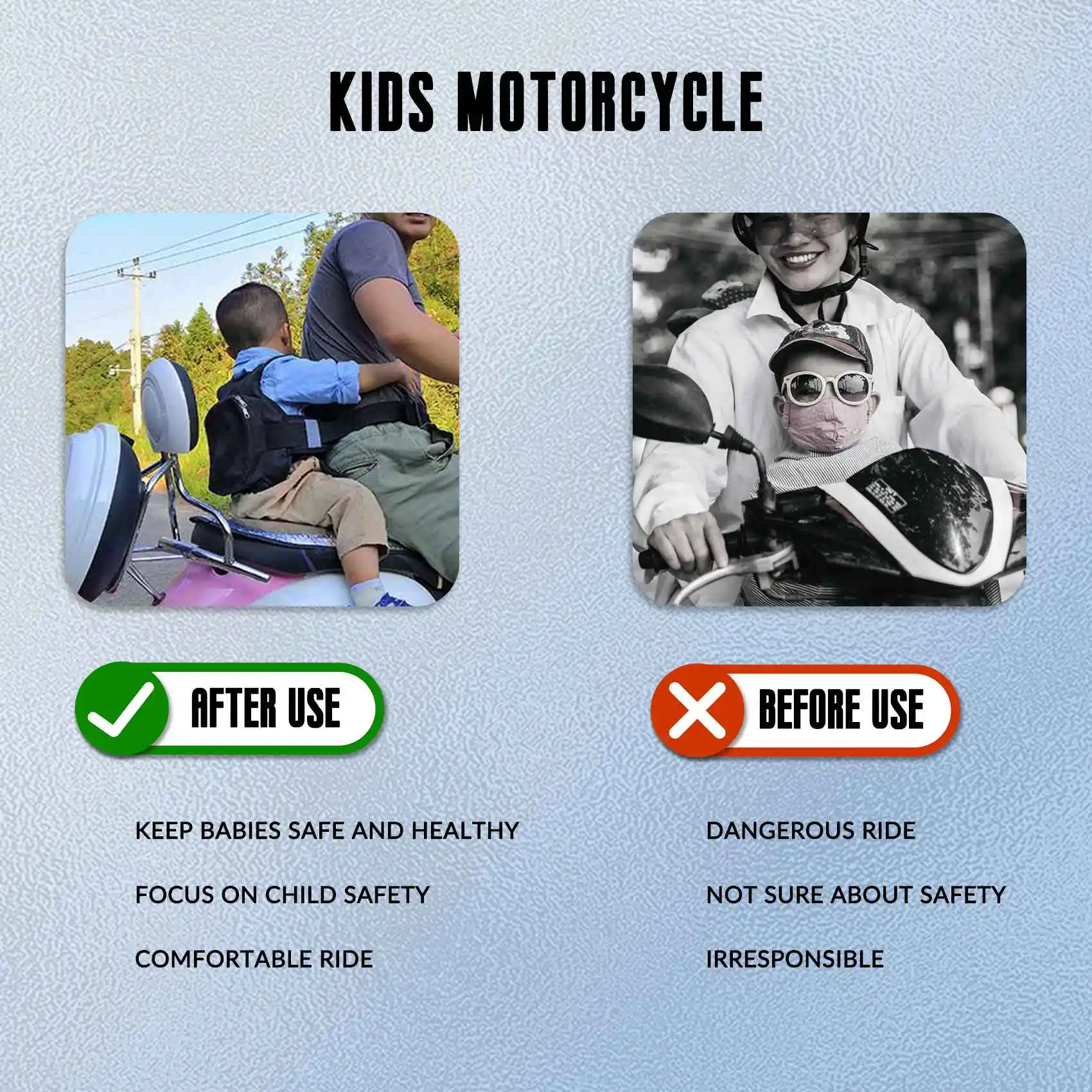 ABXN-Motorcycle Children Safety Adjustable Seat Belt Electric Vehicle Safety Strap For Kids Fixed Safety Harness Bag
ABXN-Motorcycle Children Safety Adjustable Seat Belt Electric Vehicle Safety Strap For Kids Fixed Safety Harness Bag