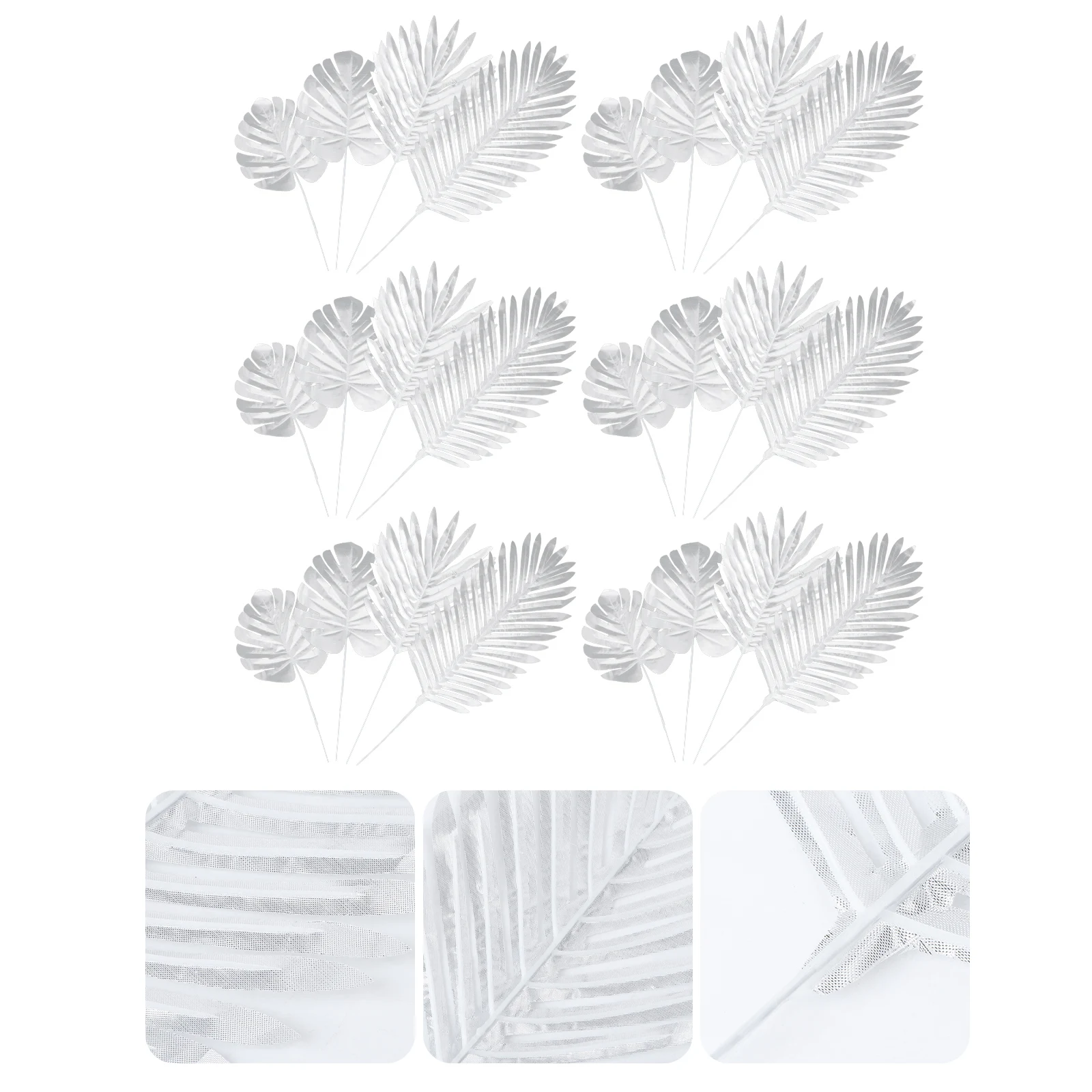 24pcs Artificial Silver Leaves Decoration Floral Arrangement Banquet Plants Plastic Accessories
24pcs Artificial Silver Leaves Decoration Floral Arrangement Banquet Plants Plastic Accessories