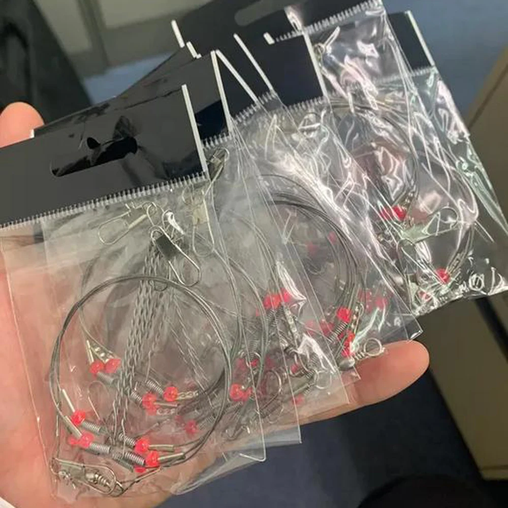 Anti-Winding 1-5 Swivel String Fishing Hook Steel Rigs Wire Leader Hooks High Quality Steel Fishhooks Lure Accessories
Anti-Winding 1-5 Swivel String Fishing Hook Steel Rigs Wire Leader Hooks High Quality Steel Fishhooks Lure Accessories