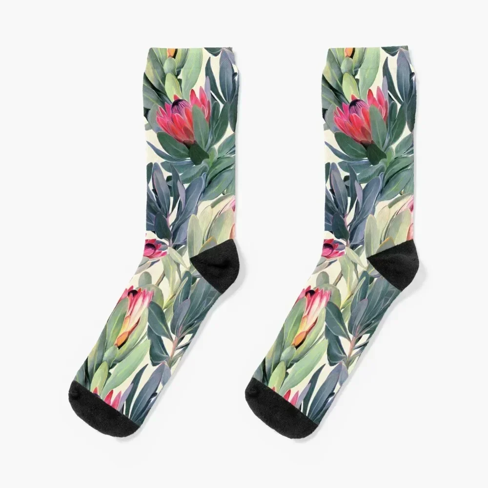 Painted Protea Pattern Socks winter thermal New year's loose golf Socks Women's Men's
Painted Protea Pattern Socks winter thermal New year's loose golf Socks Women's Men's