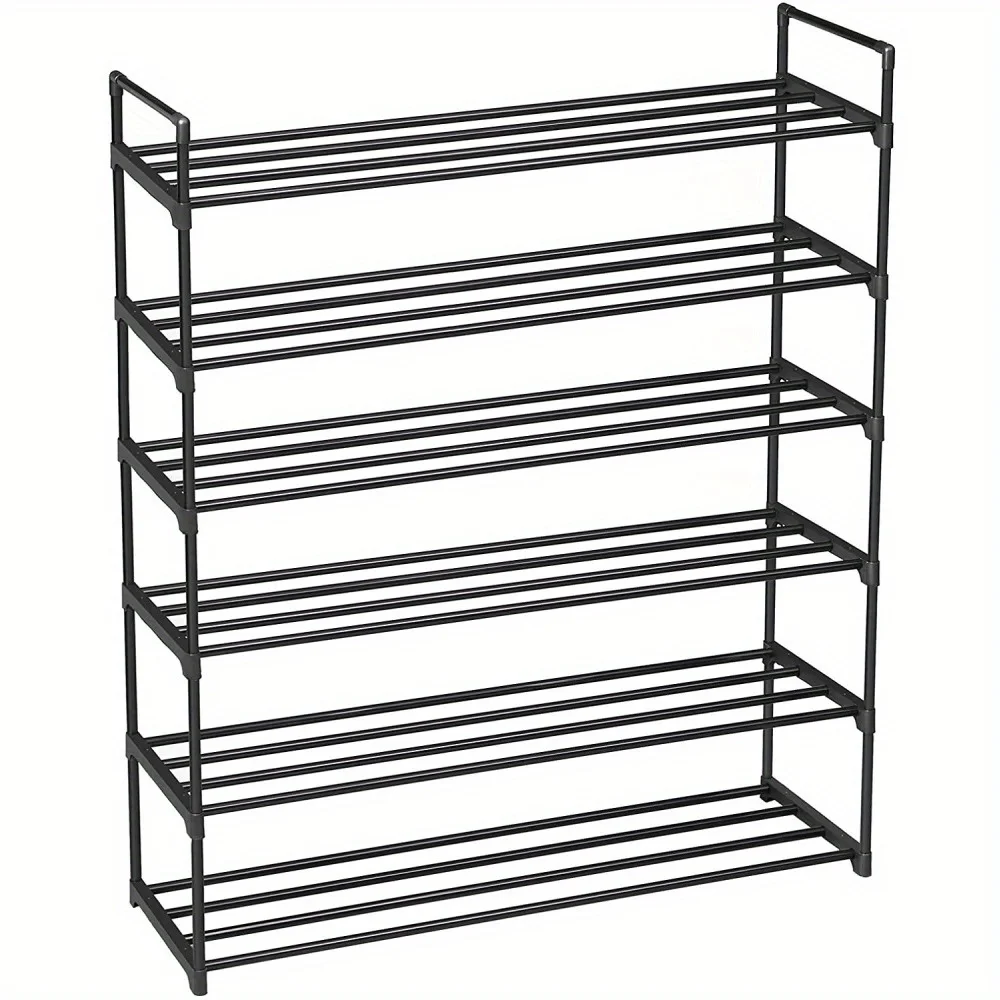 6 Tiers Shoe Rack, Shoes Tower Shelf Storage Organizer For Bedroom, Entryway, Hallway, Closet, Black
6 Tiers Shoe Rack, Shoes Tower Shelf Storage Organizer For Bedroom, Entryway, Hallway, Closet, Black