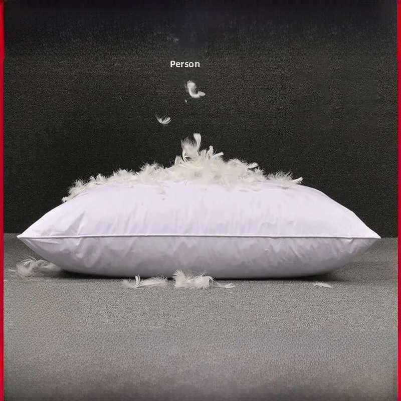 Five Star Hotel Quali down Feather Pillow Core Soft White Du down Goose Feather Pillow for Single Person Health Care
Five Star Hotel Quali down Feather Pillow Core Soft White Du down Goose Feather Pillow for Single Person Health Care