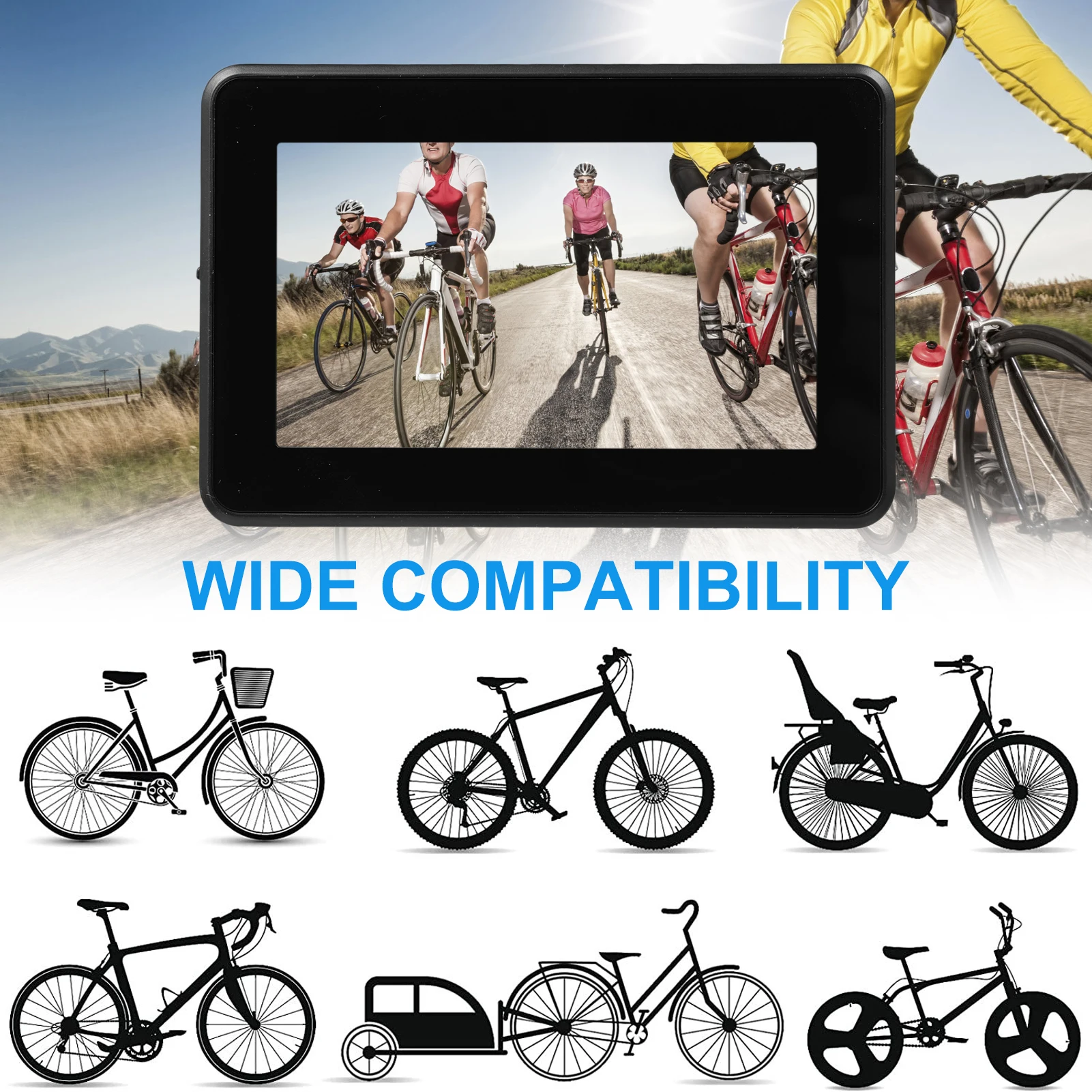 Зеркало для велосипеда на руль, камера заднего вида для велосипеда 1080P с функцией ночного видения с экраном 4,3 дюйма, 110 ° Широкоугольный вид, регулируемый
Зеркало для велосипеда на руль, камера заднего вида для велосипеда 1080P с функцией ночного видения с экраном 4,3 дюйма, 110 ° Широкоугольный вид, регулируемый