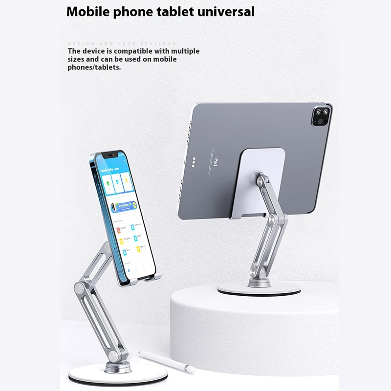 Adjustable Phone Stand for Desk - 360 Rotating Foldable Cell Phone Holder Aluminum alloy Desktop Portable Cellphone Stand
Adjustable Phone Stand for Desk - 360 Rotating Foldable Cell Phone Holder Aluminum alloy Desktop Portable Cellphone Stand