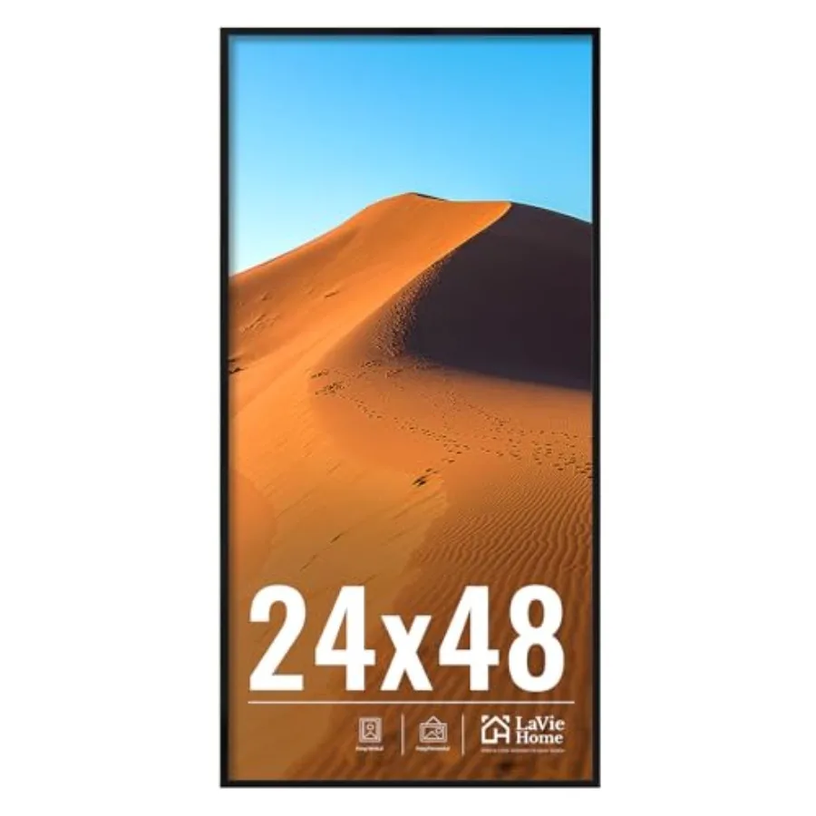 24x48 Picture Frame for Wall Display, 24x48 Picture Frame with HD Plexiglas, 24 x 48 Frame 1 Pack, Display Frame for Vertical o
24x48 Picture Frame for Wall Display, 24x48 Picture Frame with HD Plexiglas, 24 x 48 Frame 1 Pack, Display Frame for Vertical o