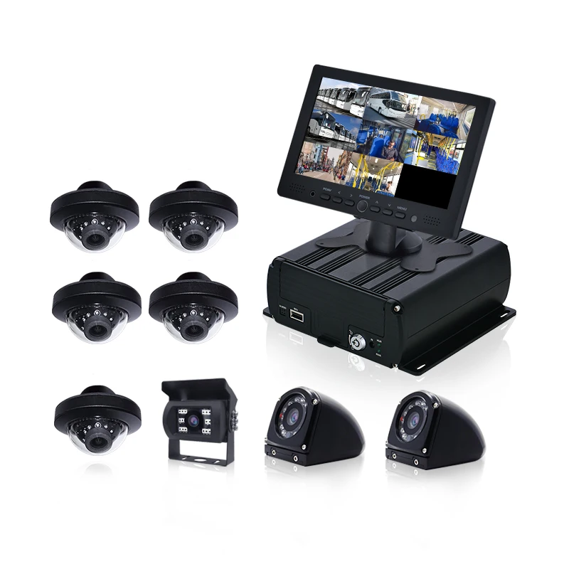 4CH 8CH Front Inside Side Rear View GPS Tracking CCTV Security Camera for Buses
4CH 8CH Front Inside Side Rear View GPS Tracking CCTV Security Camera for Buses