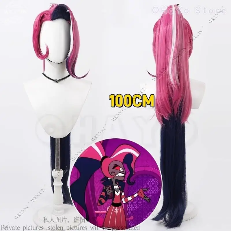 Бархатный парик для косплея Hazbin, аниме Cos, парик для отеля, 100 см, ролевая игра, один демон, модельер и критический хвост, Хэллоуин
Бархатный парик для косплея Hazbin, аниме Cos, парик для отеля, 100 см, ролевая игра, один демон, модельер и критический хвост, Хэллоуин