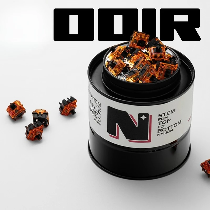 N Xing Sui Amber Switch 5 Pins 47gf HiFi Linear Magnetic Mechanical Keyboard Dual-track structure Customised Axis PC Gifts
N Xing Sui Amber Switch 5 Pins 47gf HiFi Linear Magnetic Mechanical Keyboard Dual-track structure Customised Axis PC Gifts