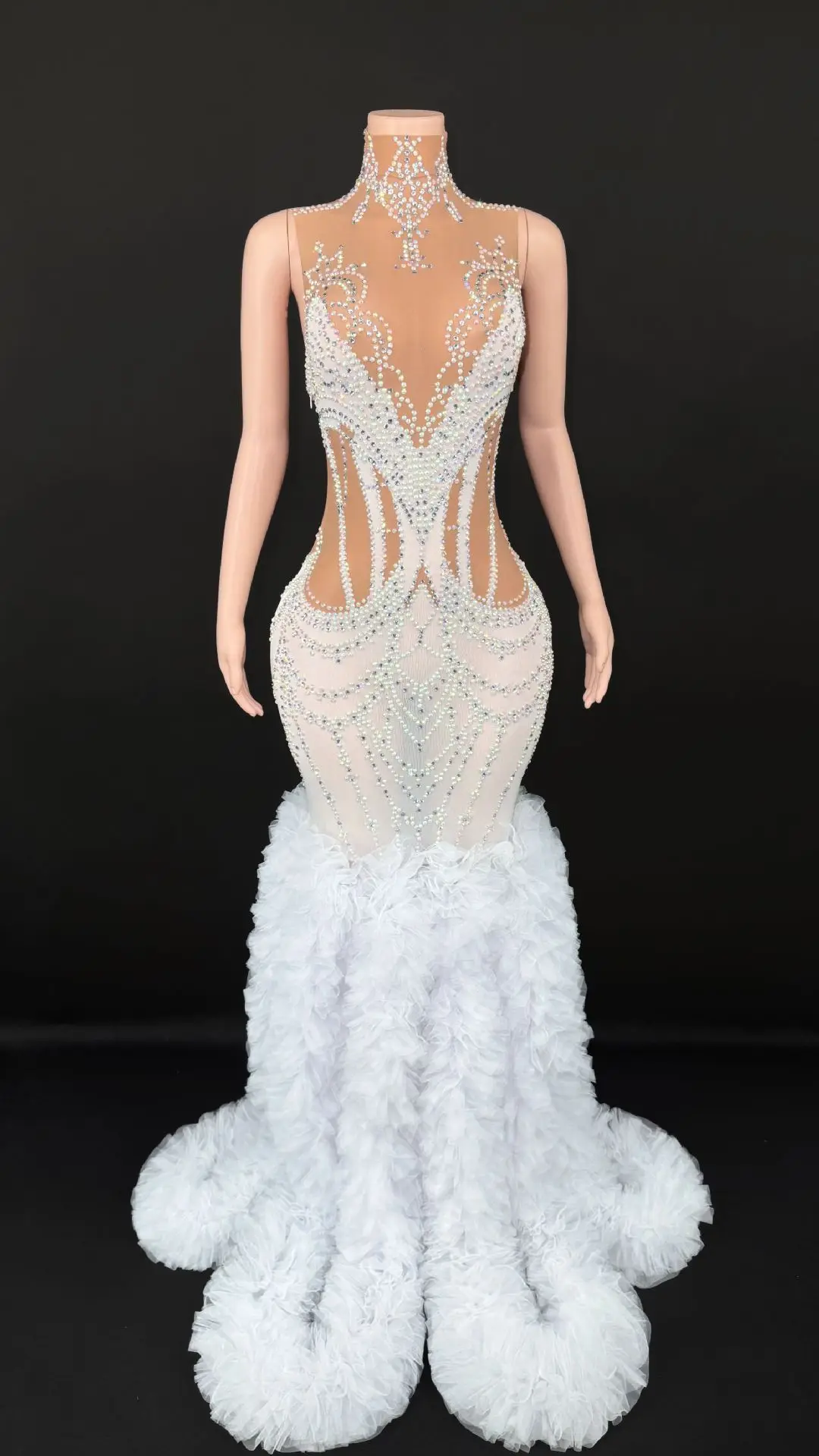 New sweet ballet-style net-sheer women's ball gown, puff skirt, party dress, performance dress, one-piece dress, summer dress
New sweet ballet-style net-sheer women's ball gown, puff skirt, party dress, performance dress, one-piece dress, summer dress