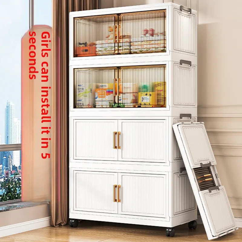 No-Install Multi-Layer Snack Storage Rack Foldable Living Room Kitchen Toy Organizer Plastic Shelf Home Organization Utility
No-Install Multi-Layer Snack Storage Rack Foldable Living Room Kitchen Toy Organizer Plastic Shelf Home Organization Utility