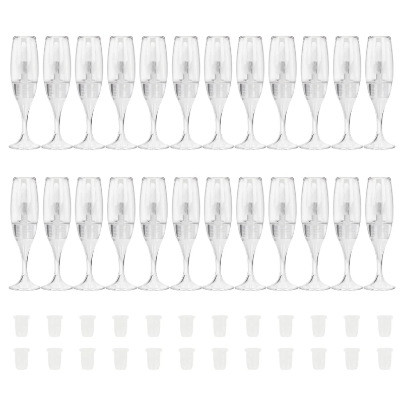 24 Pcs 8ml Wine Glass Shaped Lipstick Tubes Empty Lip Gloss Containers Refillable Lip Balm Bottles Lip Glaze Container
24 Pcs 8ml Wine Glass Shaped Lipstick Tubes Empty Lip Gloss Containers Refillable Lip Balm Bottles Lip Glaze Container