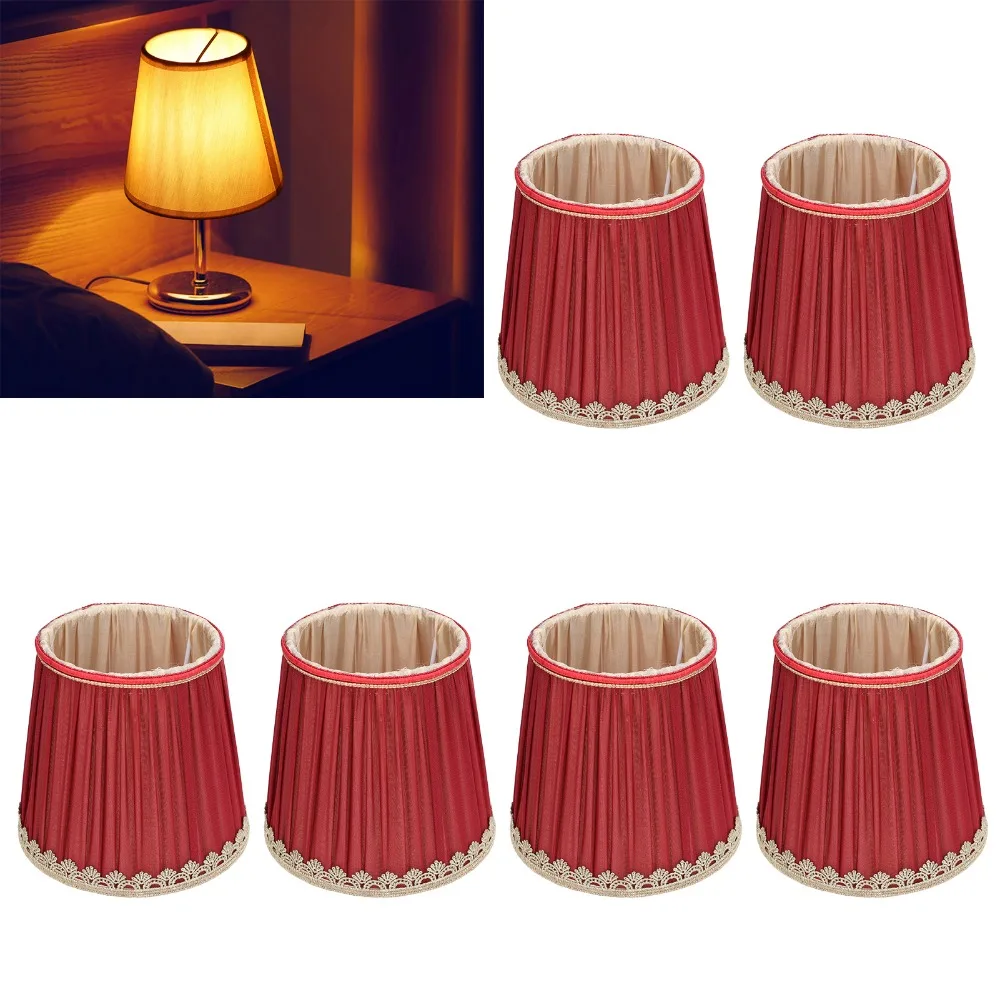 6PCS Modern Fabric Lampshade Clip On Design 5.5 inch Height Chandelier Lamp Shades Lamp Cover Chandelier
6PCS Modern Fabric Lampshade Clip On Design 5.5 inch Height Chandelier Lamp Shades Lamp Cover Chandelier