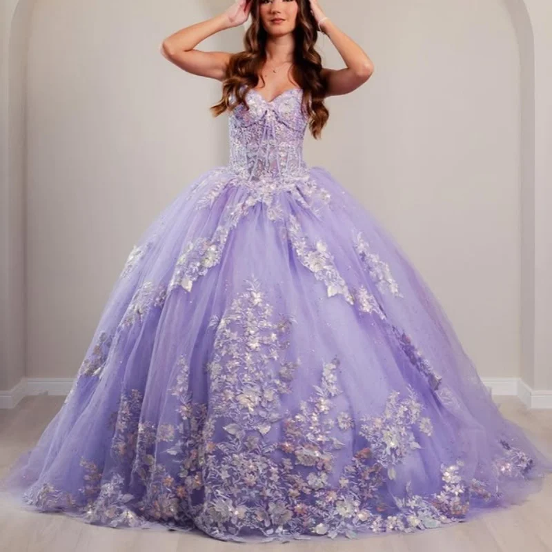 Customized Shiny Purple Quinceanera Dresses Off the Shoulder Tull sequin applique layering Long tail Vestido De 15 Quinceanera
Customized Shiny Purple Quinceanera Dresses Off the Shoulder Tull sequin applique layering Long tail Vestido De 15 Quinceanera