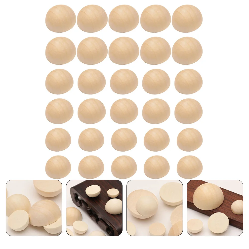 300 Pcs Half Round Wooden Balls Unfinished Natural Wood DIY Crafts Beads Split Balls Earring Making Sewing Accessories
300 Pcs Half Round Wooden Balls Unfinished Natural Wood DIY Crafts Beads Split Balls Earring Making Sewing Accessories