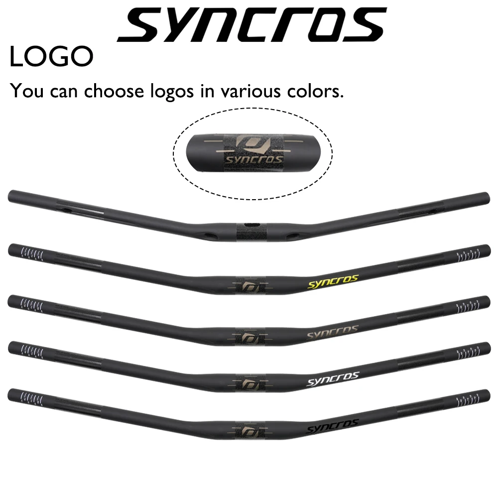 SYNCROS Full Carbon Fiber MTB Bike Handlebar 31.8mm 9°/ Rise / Flat | Internal Cable Routing | 580/620/700/740mm for MTB Bicycle
SYNCROS Full Carbon Fiber MTB Bike Handlebar 31.8mm 9°/ Rise / Flat | Internal Cable Routing | 580/620/700/740mm for MTB Bicycle
