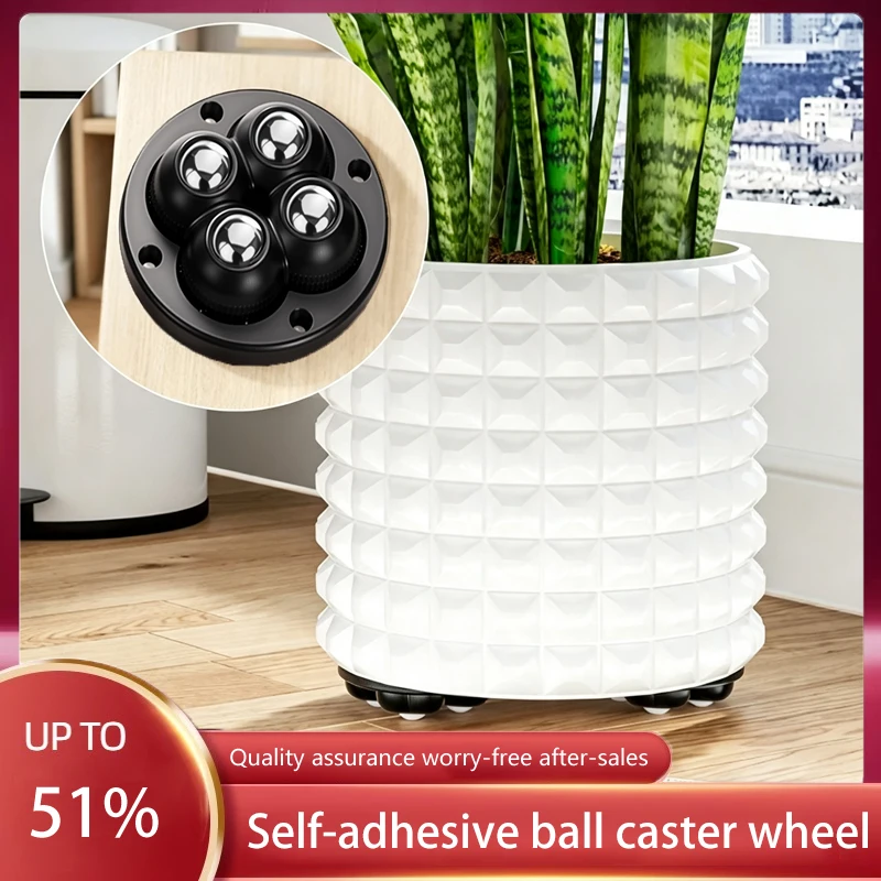 No Drill Adhesive Ball Casters With Nylon Twin Wheels For Furniture Tables Drawer Trash Can Storage Box Silent Heavy Duty
No Drill Adhesive Ball Casters With Nylon Twin Wheels For Furniture Tables Drawer Trash Can Storage Box Silent Heavy Duty