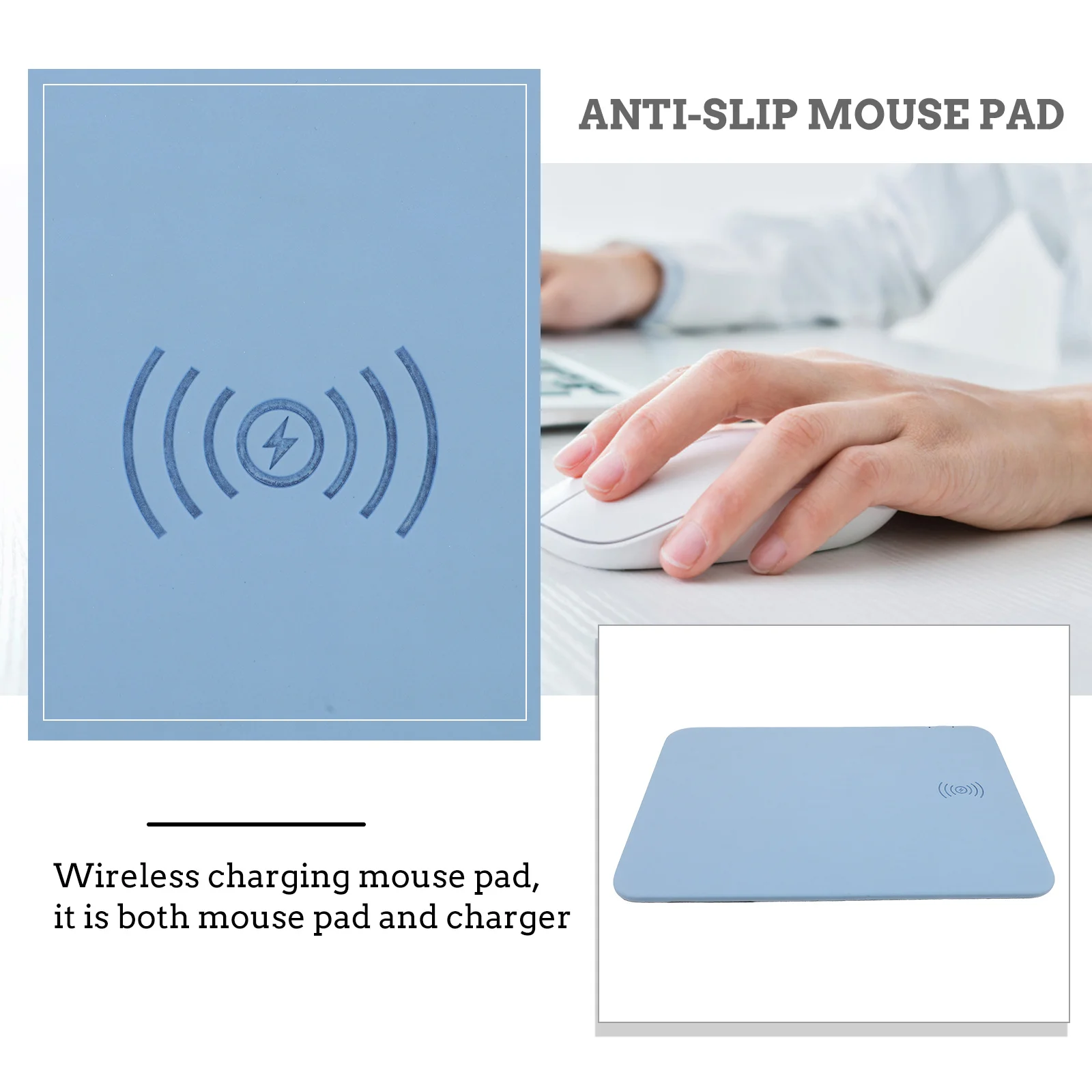 Wireless Charging Mouse Pad 15W Output Gaming Mousepad Large Size Smooth Texture for Office Study Charging Mouse Mat
Wireless Charging Mouse Pad 15W Output Gaming Mousepad Large Size Smooth Texture for Office Study Charging Mouse Mat
