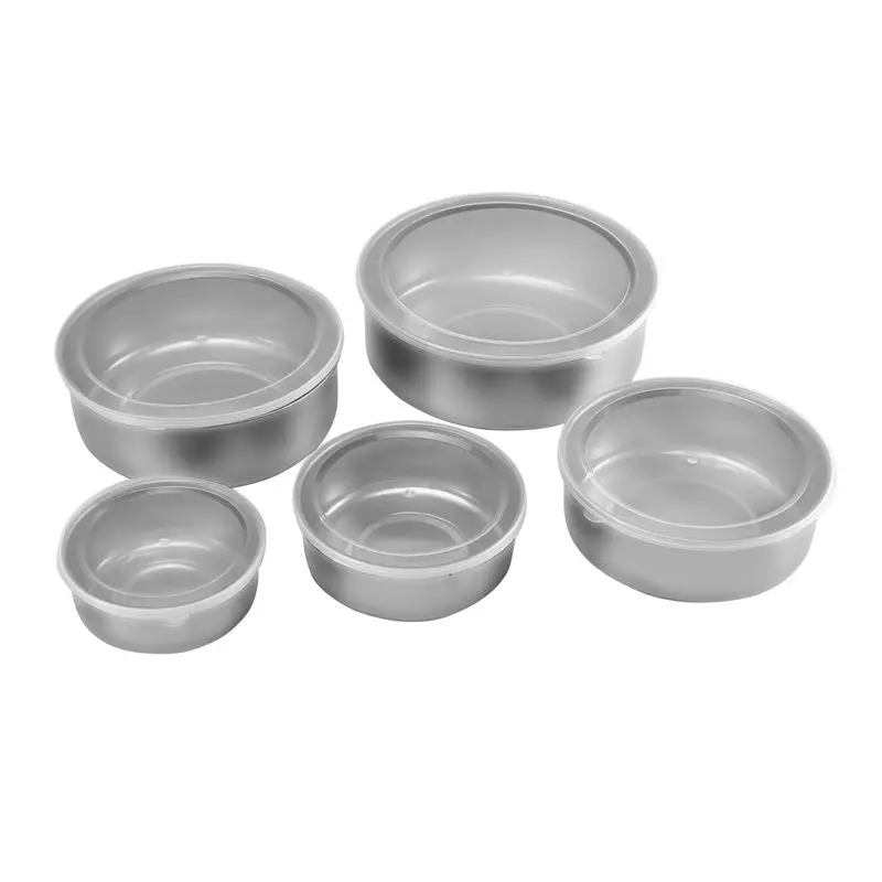 Набор из 5 контейнеров для еды из нержавеющей стали с герметичными крышками, ланч-боксы, миски для хранения продуктов - AT64
Набор из 5 контейнеров для еды из нержавеющей стали с герметичными крышками, ланч-боксы, миски для хранения продуктов - AT64